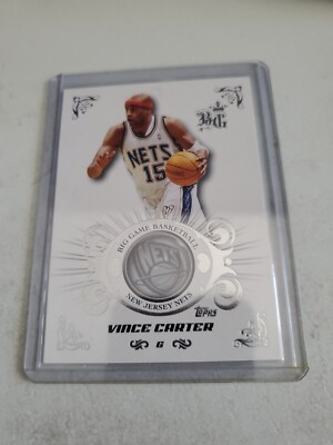 2006-07 VINCE CARTER TOPPS BIG GAME BASKETBALL CARD. NEW JERSEY NETS. 052/269.