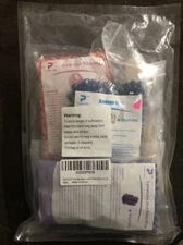 Purplesky Hard Wax Beads w/ 5 Wax Sticks 10.5oz Lavender, Azulene, PinkHot Wax