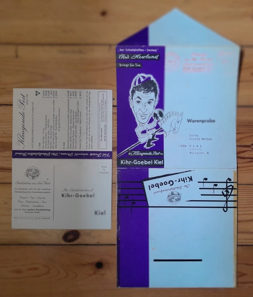 Conny Froboess Paul Kuhn Fred Bertelmann Wolfgang Sauer KLINGENDE POST 1958 7" - Bild 3 von 4