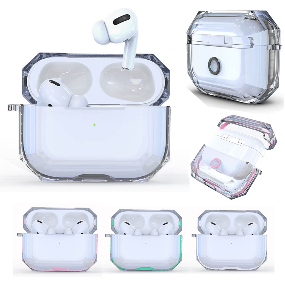 For Apple Airpods Pro Clear Candy Bumper ShockProof Armor Airpods 2 Case Cover-image