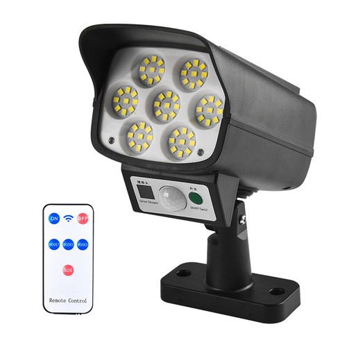 LED Solar Flood Light Motion Sensor Security Spot Lights White Outdoor Lamp - Picture 12 of 13