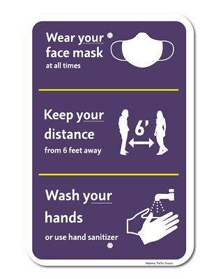 Public Safety Sign 12''x18'' Engineer Grade Reflective Sign by Highway Traffic Sup