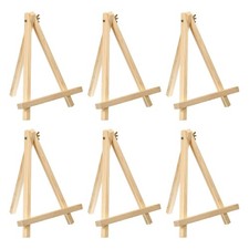 9,4" Staffelei Ständer, 6er Pack Einsatztisch verstellbar Dreieck Ständer Holz