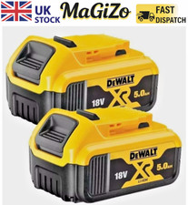 2x Genuine DEWALT DCB184 18V XR 5.0Ah Li-Ion Slide Battery Twin Pack