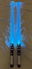 2-In-1 Lightsaber, Dueling Double Light Saber with Metal Hilt Type-C Rechargeabl