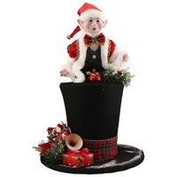 Timstor - Elfe Mit Hut Dekoration Weihnachten 45Cm