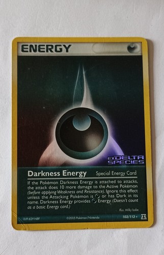 Darkness Energy (Special) 103/113 EX Delta Species Reverse Holo