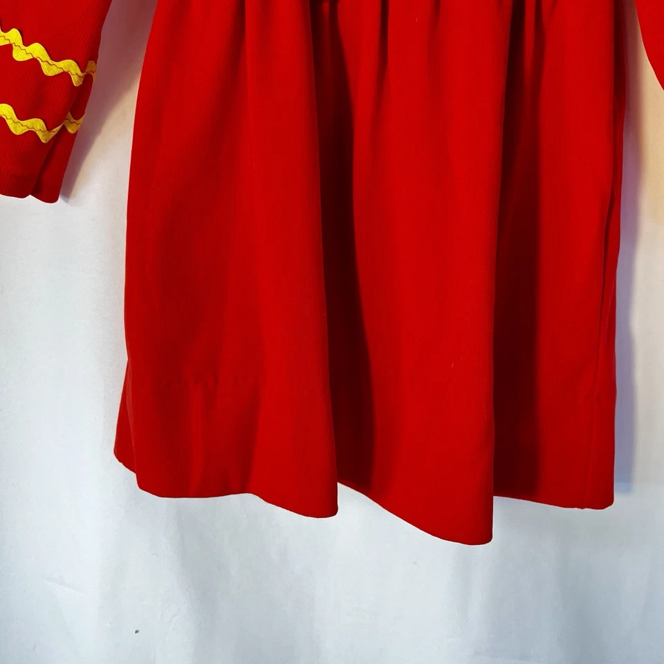 Vestido De Colección Alemán Austriaco Dirndl Niña Talla 6x 7 XXS Alpine Edelweiss Folk Foto 3 de 4