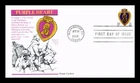 US COVER PURPLE HEART BADGE OF MILITARY MERIT FIRST DAY ISSUE PANDA CACHET
