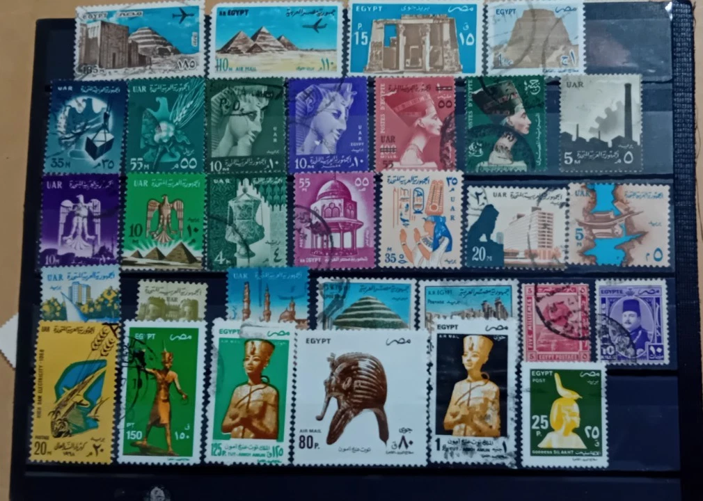 Prophila Collection – 25 Francobolli Diversi Dall'Egitto E UAR | Set Per Collezionisti Di Filatelia, Alta Qualità - 3