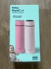 Nuby RapidCool Fast Formula Cooling Kit for Baby Bottle Feeding, Pink