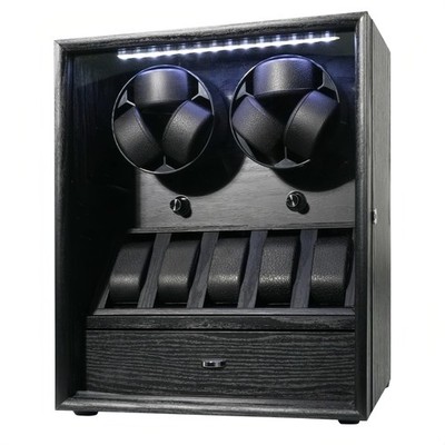 Oryx 6 Watch Winder for Automatic Watches, Rotating Watch Box 5 Rotation Modes