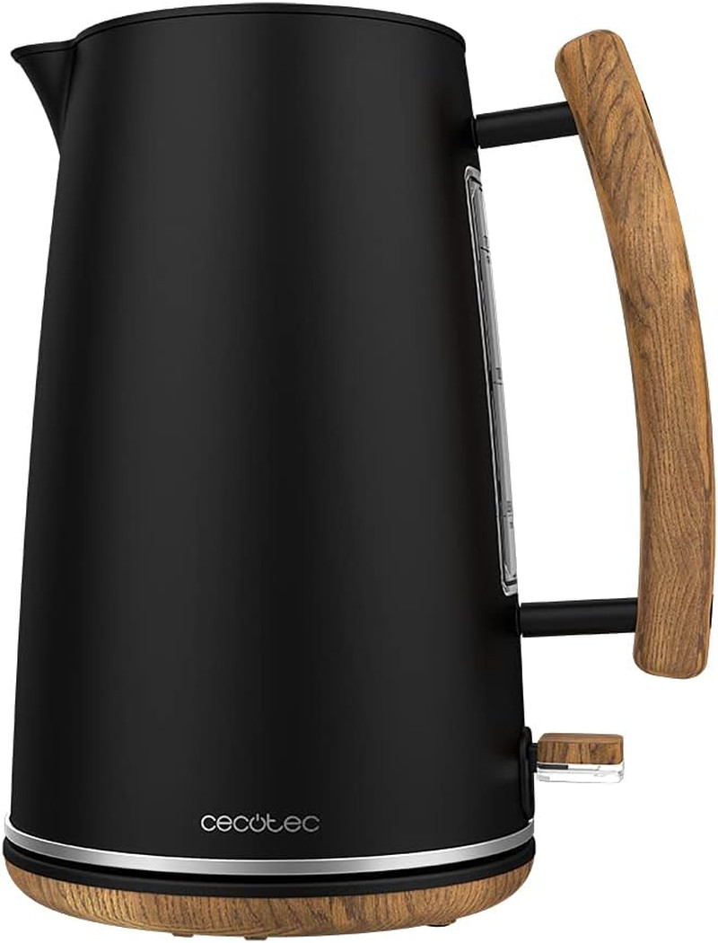 Bollitore Rapido 3000W Black Woody 1,7L Acciaio | Performance Top