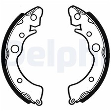 Bremsbackensatz hinten für Honda Civic 1 SF 3 AM AL 4 ED EC 5 EG EJ CRX | 24004