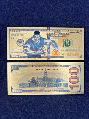 Colossus X-Men - 24k Gold Foil Banknote - Super Hero Tv Show/Movie Character