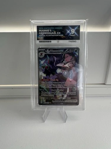 Pokémon TCG – Marnie’s Grimmsnarl ex SIR | Ascended Heroes | ACE Grading Mint 9