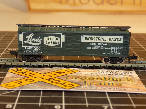 Acopladores rápidos N Atlas 40' boxcar Linde Gasses LAPX 2199 (071505) | Zustand: Used