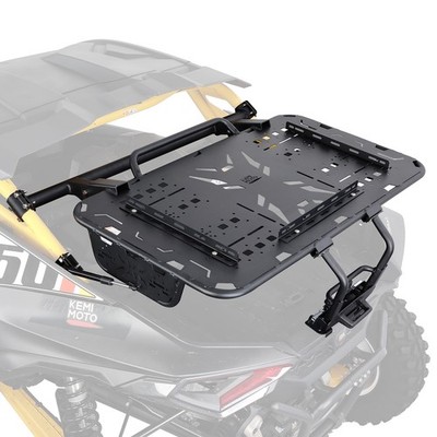 KEMIMOTO Cargo Rack Pivoting Spare Tire Cargo Carrier For MAVERICK R 2024+