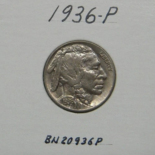 1936-P Buffalo nickel