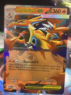 #ad Mega Charizard Y ex 030 Me: Mega Evolution Promo Holo $9.99