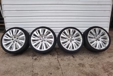 VAUXHALL INSIGNIA 20" ALLOY WHEELS & 2 GOOD TYRES 245/35ZR20 2009-2016 FAST P+P