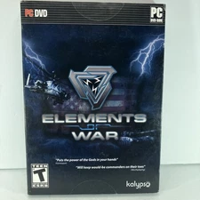 Elements of War  3 Faction Weather Control Real Time War Strategy 3D PC Game DVD