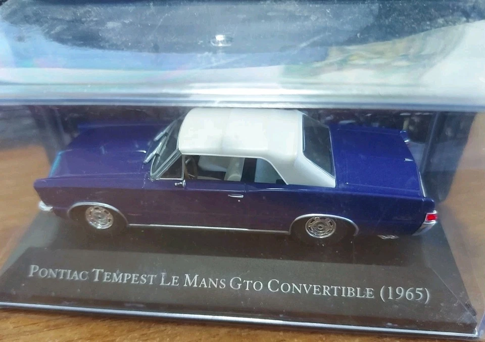 Modellino American cars 1:43 PONTIAC TEMPEST LE MANS GTO CONVERTIBLE diecast - Immagine 2 di 2