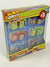 Speed Shotz 6-Piece Diecast Car Set   Pull Back Powered Race Cars Toy Vehicles