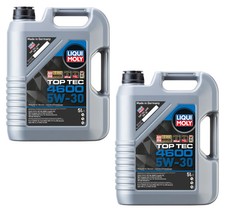 10l Liqui Moly Top Tec 4600 5W-30 3756 Motoröl 2x5l BMW LL-04, VW 50500/ 50501