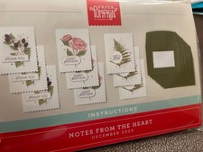Stampin' Up Paper Pumpkin Notes from Heart Dec 2024 All Occasion Cards REFILL