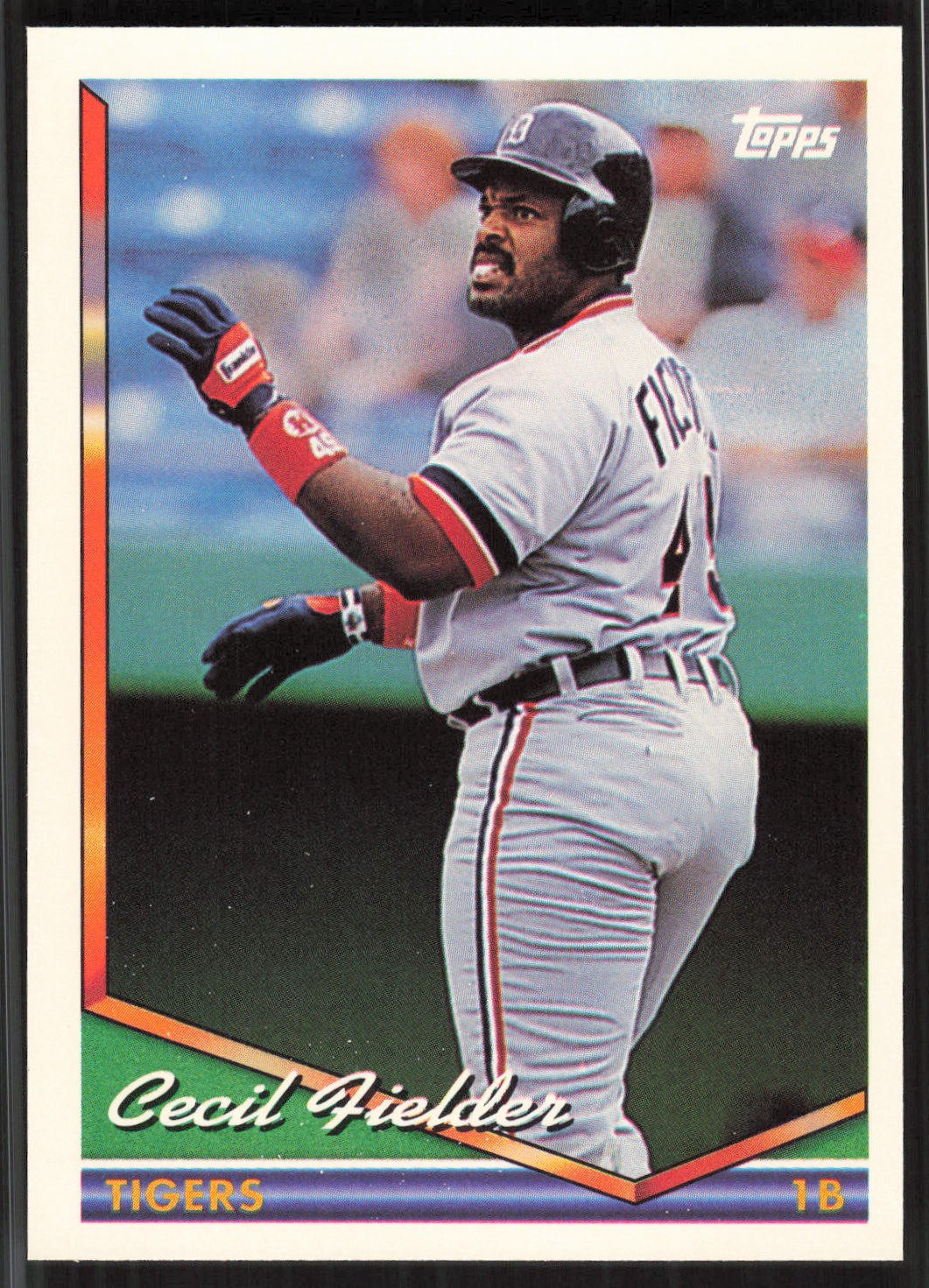 Cecil Fielder, 1994 Topps, #190, Detroit Tigers,