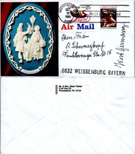 USA COVER 1989 WASHINGTON  FDC to GERMANY   (A2/21)