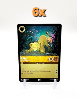 6X Nala Uncommon Disney Lorcana TCG Shimmering Skies 2/204