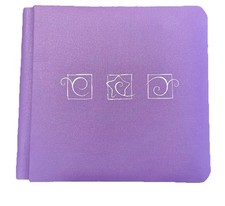 Creative Memories 7x7 Purple Lilac Star Scrapbook Album NIP