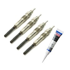 4x Glühkerzen+Montagefett für Audi Seat VW 1.9 2.0 TDI N10579201 N10579202 LIQUI