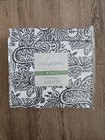 Charisma King Sheet Set 6 Piece Brushed Microfiber Black White Hayden Paisley