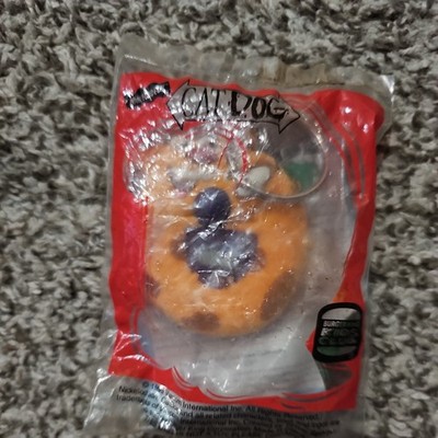 1999 Nickelodeon CatDog Cat Dog Keychain Digital Watch Burger King Toy TV Show