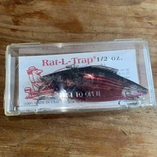 Bill Lewis Rat-L-Trap Letric Shad Lipless Crankbait 3" 1/2 Oz Letric Red RTL6