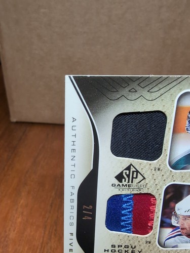 2006-07 SPGU Five Patch 2/4 Ovechkin, Jagr, Heatley, Kovalchuk, Cheechoo Af5-50g - Picture 2 of 10