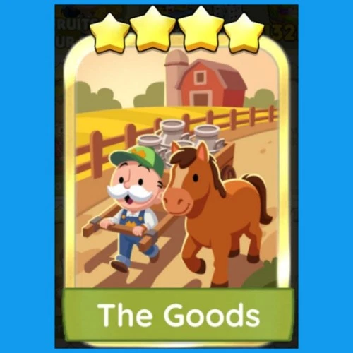 1 x The Goods (⭐️⭐️⭐️⭐️)- Set 17 (Golden Blitz Sticker Mono_poly_ Go)