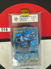 Grade10  Blastoise & Piplup GX CSM2aC 156/150 SR Rare Pokemon Sun & Moon