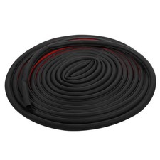 16FT Weather D-Shape Rubber Seal Hollow Car Door Strip Weatherstrip Universal