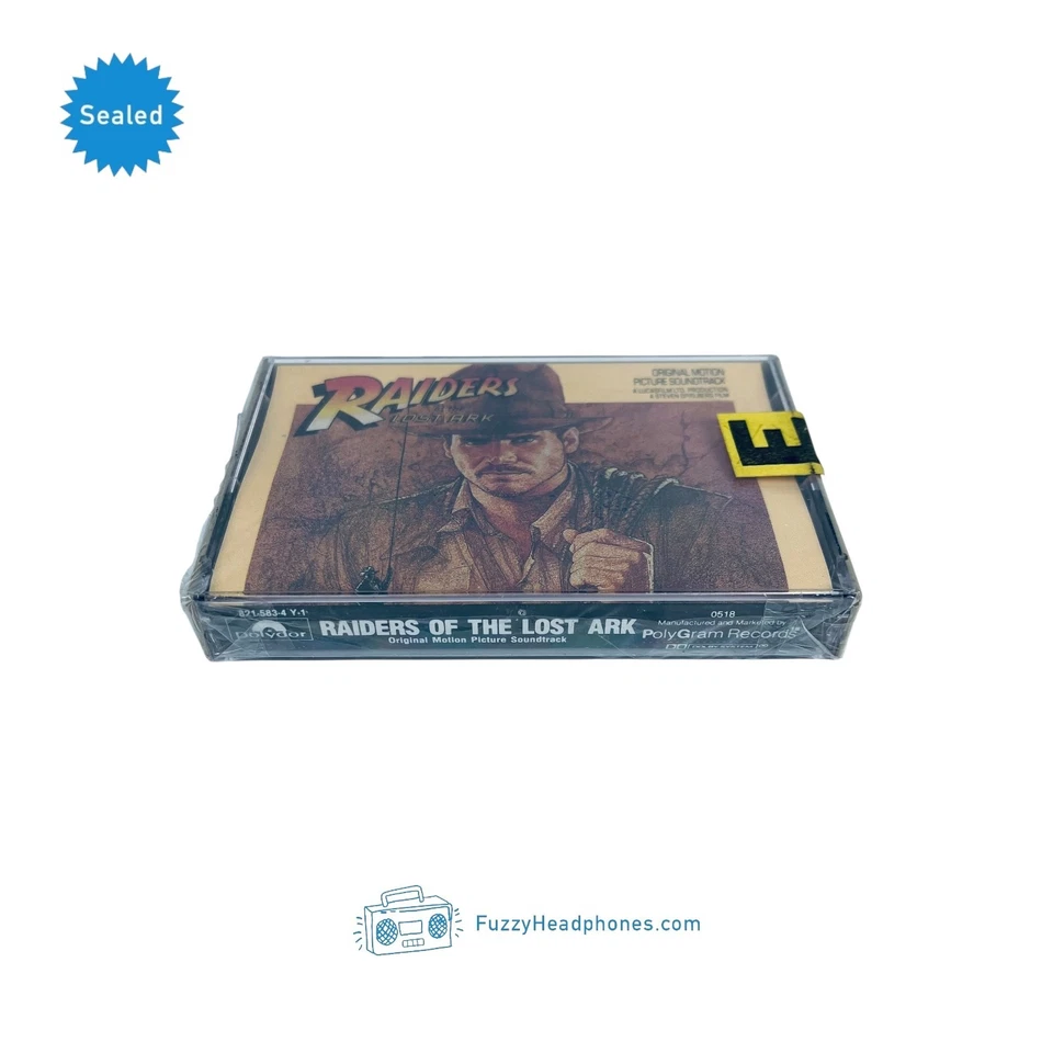 Indiana Jones & The Last Crusade & Raiders of The Lost Ark Cassette Tapes SEALED - Image 3 of 4