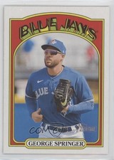 2021 Topps Heritage High Number Missing Stars Variation SP George Springer 4f5
