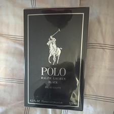Ralph Lauren Polo Black Eau de Toilette Spray 4.2 fl oz 125ml Fragrance