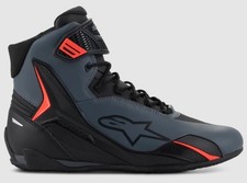 Scarpe moto Alpinestars FASTER-4 SHOES black gray red fluo