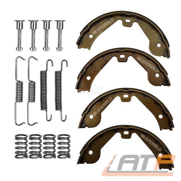 Bremsbacken Feststellbremse Handbremse +ZubehÖRsatz FÜR Mercedes M-KLASSE W163-image