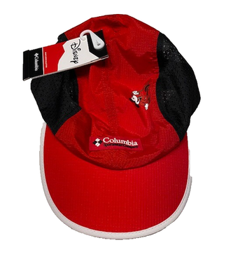 Columbia Disney Shredder Cap Hat Unisex Bright Red s-l400.jpg main image 2