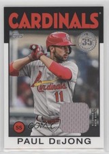 2021 Topps 1986 Topps Baseball Relics Paul DeJong #86R-PD a2e