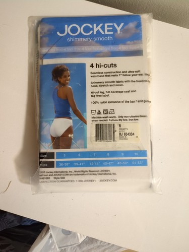 Jockey Smooth & Shine Seamfree® Hi Cut size 6 (4) - Picture 2 of 2